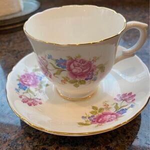 Crown Staffordshire England Teacup/Sauce